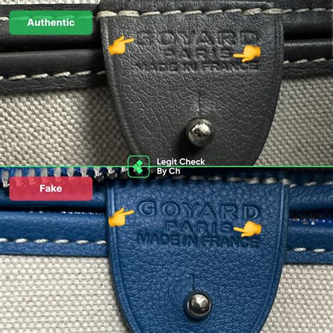 goyard case real vs fake|how to find a goyard bag.